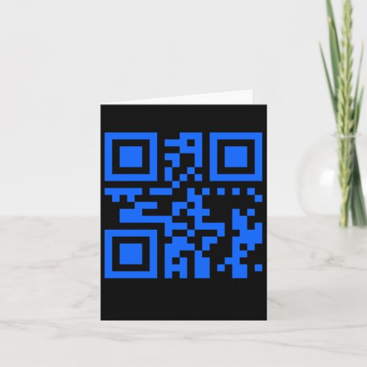 Je bent een speciale positieve QR-code Sticker Kaart (Voorkant)