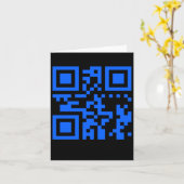 Je bent een speciale positieve QR-code Sticker Kaart (Gele Bloem)