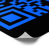 Je bent een speciale positieve QR-code Sticker Poster (Hoek)
