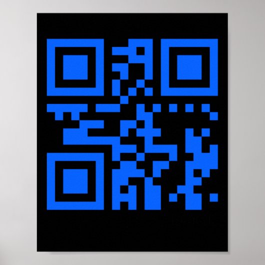 Je bent een speciale positieve QR-code Sticker Poster (Voorkant)