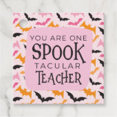 Je bent een spookachtige leraar bedankjes labels (Voorkant)