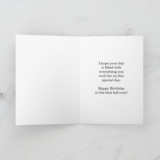 Je bent een Star 6th Birthday Card Kaart (Binnen)