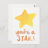 Je bent een Star-Briefkaart Briefkaart (Voorkant / Achterkant)