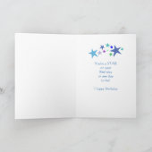 Je bent een Star, Fun Birthday Appreciation Card Kaart (Binnen)