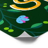 Je bent een ster - Blauw Poster (Hoek)