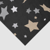 Je bent een ster elegant modern zwart tissuepapier (Detail)