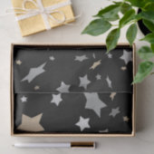 Je bent een ster elegant modern zwart tissuepapier (Geschenk)