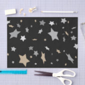 Je bent een ster elegant modern zwart tissuepapier (Craft)