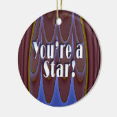 Je bent een ster. keramisch ornament (Links)