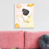 Je bent een ster - Kunst voor de kinderkamer Canvas Afdruk (Insitu (Woonkamer))