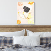 Je bent een ster - Kunst voor de kinderkamer Canvas Afdruk (Insitu (Slaapkamer))