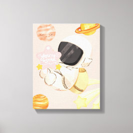 Je bent een ster - Kunst voor de kinderkamer Canvas Afdruk