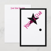 Je bent een ster Oscar Party uitnodiging (Voorkant / Achterkant)