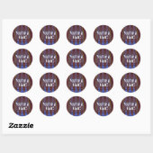 Je bent een ster. ronde sticker (Vel)