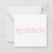 Je bent een sterke Valentijn Notitiekaartje (Achterkant)