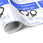 Je bent een stout meisje geweest cadeaupapier (Rol Hoek)