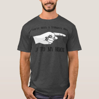 Je bent een stoute jongen geweest t-shirt
