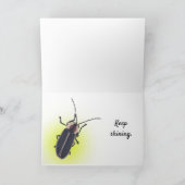 Je bent een stralend licht voor mij, een bliksemsc kaart (Binnen)