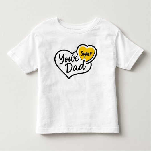 Je bent een super papa T-shirt | Leuk Vaderdag cad (Voorkant)