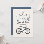 Je bent een supercoole papa Funny Vaderdag kaart (Voorkant / Achterkant in situ)