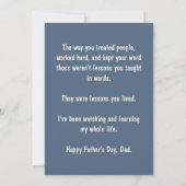 Je bent een supercoole papa Funny Vaderdag kaart (Achterkant)