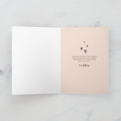 Je bent een Sweet Blush Moderne Calligrafie Valent Feestdagen Kaart (Binnen)