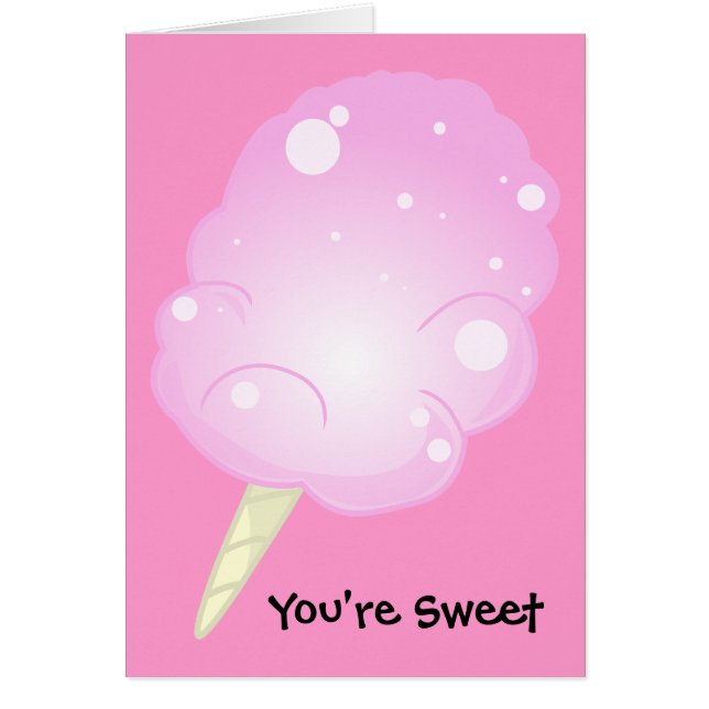 Je bent een Sweet Cotton Snoep Card (Voorkant)