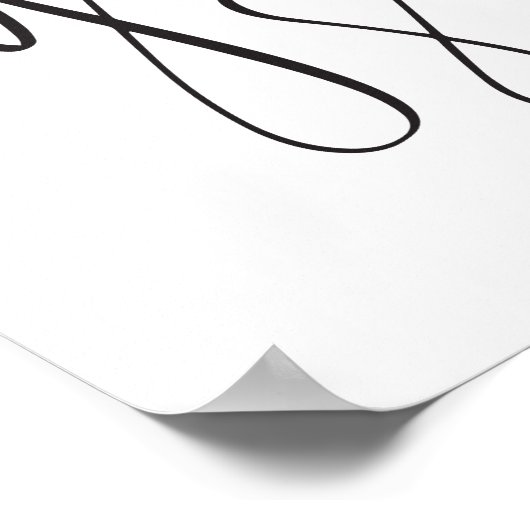 Je bent een Sweet Modern Calligraphy Valentijn Art Poster (Hoek)