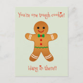 Je bent een taaie Koekje - Profiteer goed van Kers Feestdagenkaart (Voorkant)
