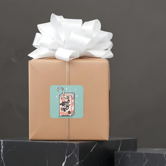 Je bent een te coole Valentijn in de klas Vierkante Sticker