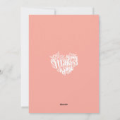 Je bent een theeriffelpuntige moederdag-kaart feestdagenkaart (Achterkant)