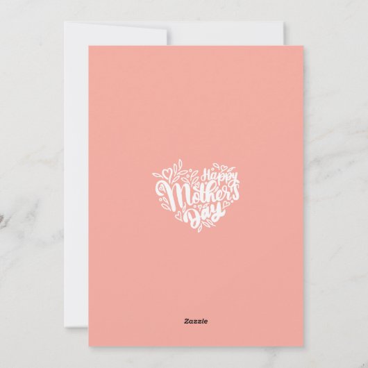 Je bent een theeriffelpuntige moederdag-kaart feestdagenkaart (Achterkant)