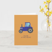 Je Bent Een-Tractor-ief Kaart (Gele Bloem)