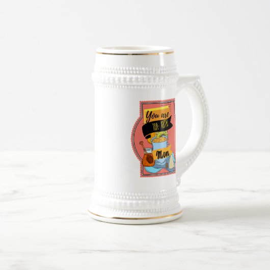 Je bent een transitorische moeder bierpul (Voorkant rechts)