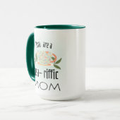 Je bent een transitorische moeder mok (Voorkant links)