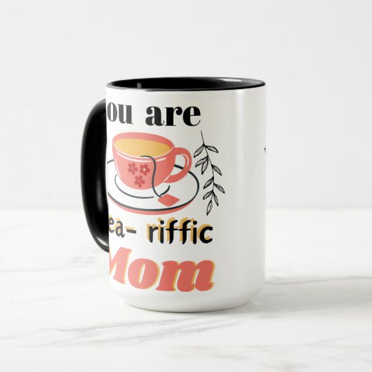 Je bent een transitorische moeder mok (Voorkant links)