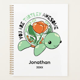 Je bent een Turtley Geweldige Bloemsappige Schildp Planner