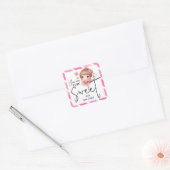 Je bent een Tutu Sweet balletdanser Vierkante Sticker (Envelop)