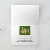 "Je bent een tweede moeder voor me geweest"/floral Kaart (Binnen)