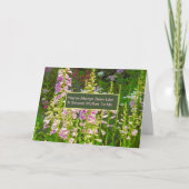 "Je bent een tweede moeder voor me geweest"/floral Kaart (Voorkant)