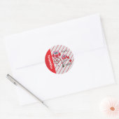 Je bent een uil van Valentijn Ronde Sticker (Envelop)