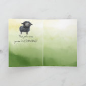 Je bent een uitstekende aanmoediging leuke Humor Kaart (Binnen)