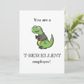 je bent een uitstekende grappige medewerker die wa kaart (Staand voorkant)