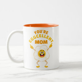 Je bent een uitstekende moeder Leuke Schattigee Ca Tweekleurige Koffiemok