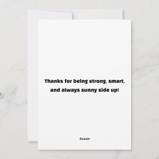 Je bent een uitstekende vader Vaderdag Verjaardag  Feestdagenkaart (Achterkant)