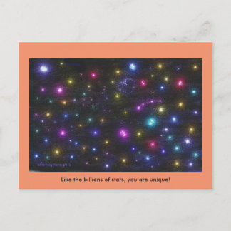 Je bent een uniek briefkaart