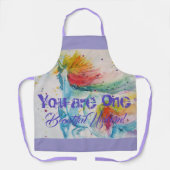 Je bent één unieke eenhoorn! dames meisjes schort (Voorkant)