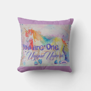 Je bent een unieke Unicorn! Rainbow Girls Cushion Kussen