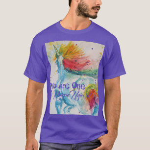Je bent een unieke Unicorn! RegenboogWaterverf T-shirt