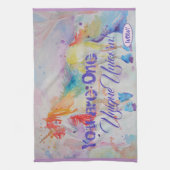 Je bent een unieke Unicorn. Theedoek (Verticaal)